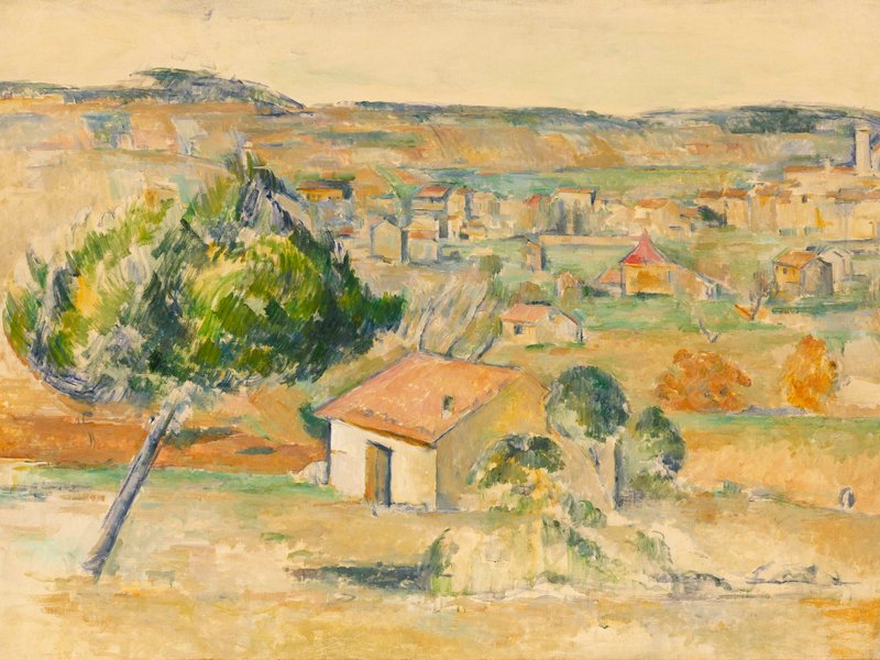 Cézanne - Plaine provencale