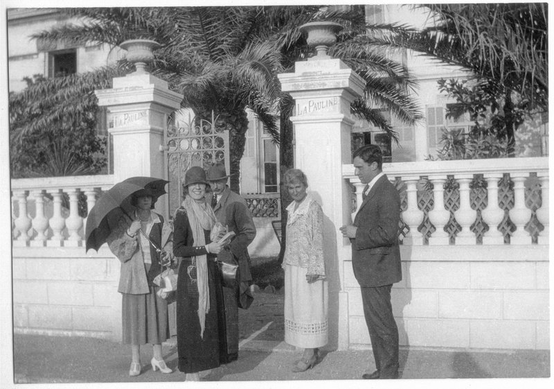 Marthe, Bonnard, Hedy, Hans in Cannes