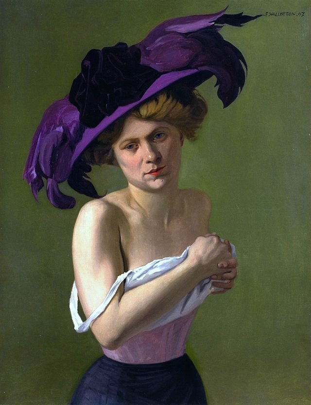 Félix_Vallotton,_1907_-_Le_Chapeau_violet