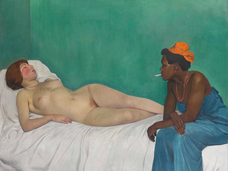 La_Blanche_et_la_Noire_-_Félix_Vallotton_-_1913