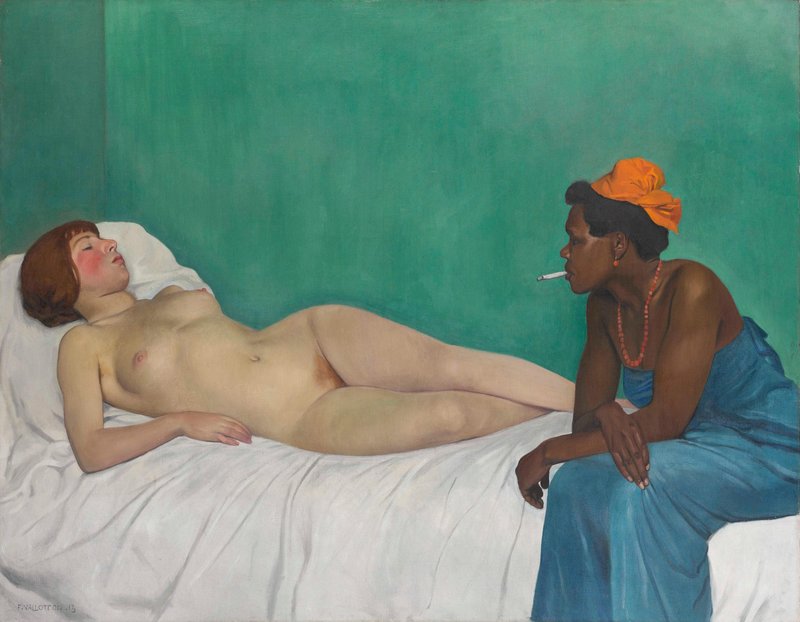 La_Blanche_et_la_Noire_-_Félix_Vallotton_-_1913