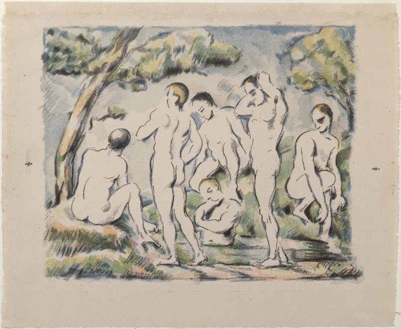 cézanne - baigneuse